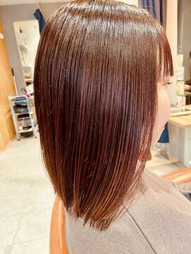 リベア トウキョウ 東大島店(Rever Tokyo) ボブ/テラコッタ/Ａライン/オレンジ[東大島/東大島駅]