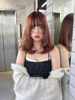 リリー(Lilley)&nbsp;(lilley内堀)レイヤーカット×韓国ヘア×ブリーチカラー