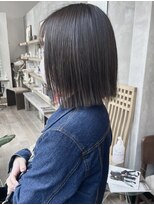 ブリッサ(brisa)&nbsp;◆２０代３０代４０代大人可愛い切りっぱなしボブ/グレージュ