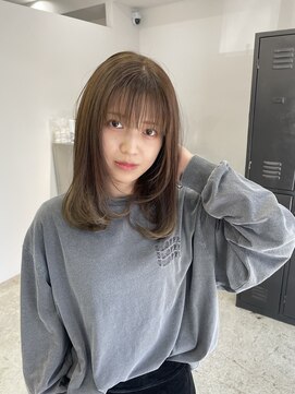 クラン バイ ナチュラル(clan by Natural) オリーブベージュ/ミディアムレイヤー