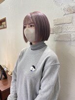 エルサフィロ ヨドヤバシ(el zafiro yodoyabashi)&nbsp;ハイトーンピンク　ボブ　20代30代