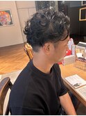 【志免】メンズ刈り上げパーマスタイル☆山之内