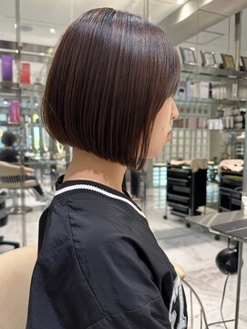 プアメリア 名古屋(Puamelia) 名駅 栄 名古屋駅 ブリーチなしダブルカラー ボブ インナー