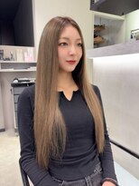 リリー(Lilley)&nbsp;【lilley 稲永麻衣】エクステ+ブリーチ+ブリーチ+韓国ヘア