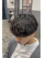 ノイセル 西本町(Noisyle)&nbsp;韓国風ゆるふわ大きめシャドウパーマメンズマッシュ