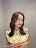 外ハネミディアムスタイル