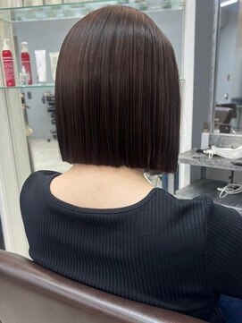 ドロシー 郡山桑野店(Dorothy) 桑野タッセルボブ切りっぱなしボブマッシュウルフショートカット