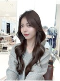 韓国スタイル/チュラルくびれへア_くびれ巻き_レイヤーカット