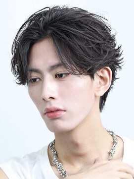 リップス 吉祥寺店 (LIPPS) 長めフェザーショートパーマ毛流れセンターパート吉祥寺