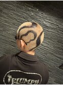 唯一無二のヘアタトゥー