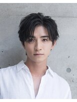 テクト バイアッシュ 吉祥寺店(Tect by Ash)&nbsp;フェザーパーマセンターパート毛流れパーマニュアンスパーマ