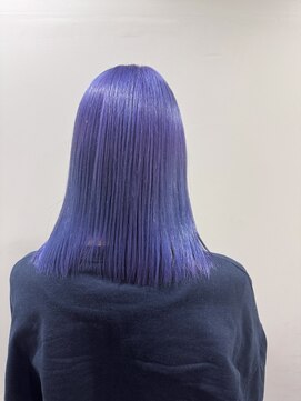 アン(Hair make un) ラベンダー