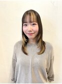 顔まわりレイヤー/デザインカラー/ブロックカラー