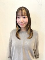 ヘアー ミュゼ 大西店(HAIR Musee) 顔まわりレイヤー/デザインカラー/ブロックカラー