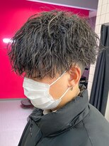 エルマーク 梅田(L-MARK)&nbsp;マッシュ/スパイラル/パーマ/メンズ/ツイスパ/波巻きパーマ