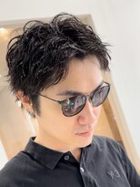 ラヴィズムバイフィフス 長岡古正寺店 長岡駅(LUVISM by fifth)&nbsp;長岡シャドウパーマ緩めスパイラルパーマ波巻きパーマッシュ30代