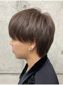 茶髪チョコレートブラウンマッシュう