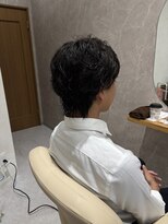 エン(en.)&nbsp;【伸ばしかけを色気に】メンズニュアンスパーマ×カット