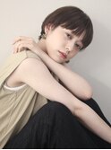 30代　マッシュショート　ショート　ショートカット　青山　小顔