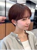 コンパクトショートカット丸みショートくびれショートボブ表参道