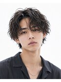 新宿/Men's/眉毛/ニュアンスパーマ/メンズパーマ/シャドウパーマ