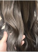 10代20代イエベブリーチ無しワンカラー透明感オリーブグレージュ