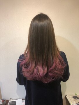 アッドランプ ヘアー 柳津店(add Lamp hair) 小麦粉カラーとオシャレ染めのオンブレコラボレーション