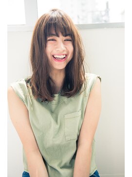ページボーイ美容室 セミウェット×ゆるストレート