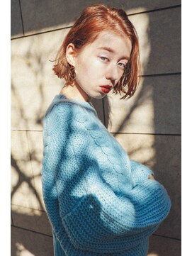 レ セゾン(Les Saisons) 外国人風オレンジカラー×ボブ