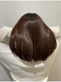 縮毛矯正　モカブラウンカラー【Road池袋】