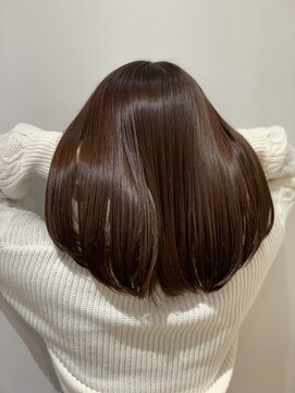 ロード(Road Hair Lounge) 縮毛矯正　モカブラウンカラー【Road池袋】