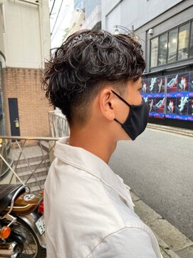 クオル 立川(QOL) ツイストパーマツイストスパイラルパーマツーブロック刈り上げ