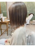 大人可愛い20代30代40代50代◎ハイライトぱつっとボブ