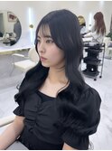 マチルダボブ×ピンクベージュ×丸型×逆三角形 大阪 梅田