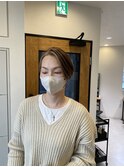 大人可愛いショート・白髪カバー・ブリーチ