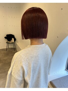 アオ(ao.) 似合わせボブカット＆red