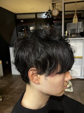 ヘアークリエイト エクラン(hair create ecrin) メンズショートパーマ