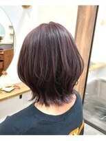 シア 新越谷店(SHEER)&nbsp;ピンクラベンダーアッシュ×ボブウルフ＊