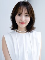 エインアンリー 表参道(AIN.ANLY.) ◯デジタルパーマ薄めバング長めバングくびれボブパーマミニボブ