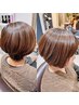 人気No.3【リタッチカラー&カット&クイックトリートメント】14,000→￥12,000