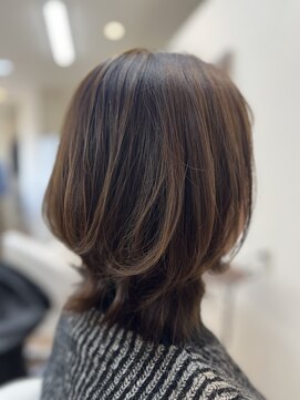 アージュ(age) レイヤーカット×ニュアンスカラー