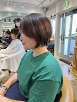 ロンド シャルム 吉祥寺(Lond charme) イメチェン外ハネボブ美髪ワイドバング/ショートボブ髪質改善