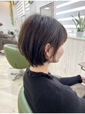 丸みショートボブ/髪質改善oggiottoトリートメント