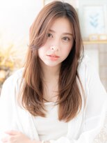 カバーヘア ブリス 大宮西口(COVER HAIR bliss)&nbsp;オレンジブブラウン艶髪抜け感小顔ロングTc2大宮20代30代40代