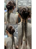 【Lilly新宿】#タイトヘアセット#カチモリ＃アレンジスタイル