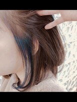 アニスミュゼ(anis musee)&nbsp;チラ見えインナーカラー・ブルー☆