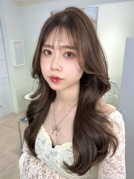 オニキス(ONYX) T54ハッシュカット韓国ヘアーブリーチなしダブルカラー表参道