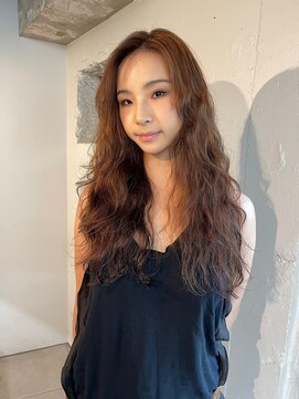 コードプラスリム(CODE+LIM) ライトブラウンカラー/ロング/前髪カット