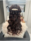 ふわふわハーフアップ【清板】
