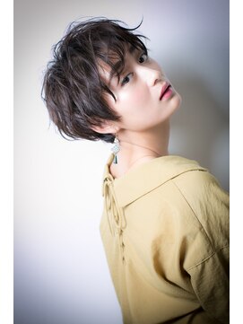 モッズヘア 上尾西口店(mod's hair) □小顔補正カットウェットヘア抜け感ショート415上尾30代40代